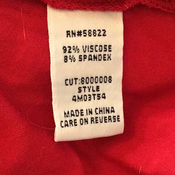 📦 DONATED 📦 Red Sleeveless Jersey Knit Dress - Picture 8 of 10